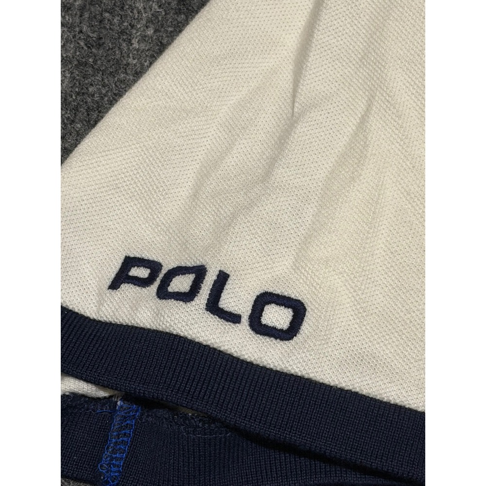 Polo Ralph Lauren Mens Colorblock Striped Polo Shirt Classic Fit Multicolor M - Picture 4 of 7